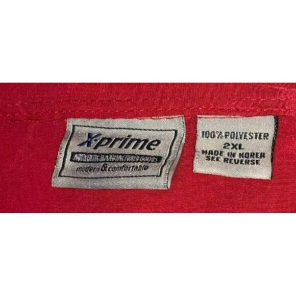 Vtg  X Prime Hip Hop Shirt Sz 2XL "Ear to the Streets" Break Dancing Red Hombre - Picture 4 of 6